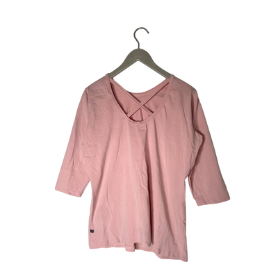 Kaiko cross shirt, light pink | woman XL