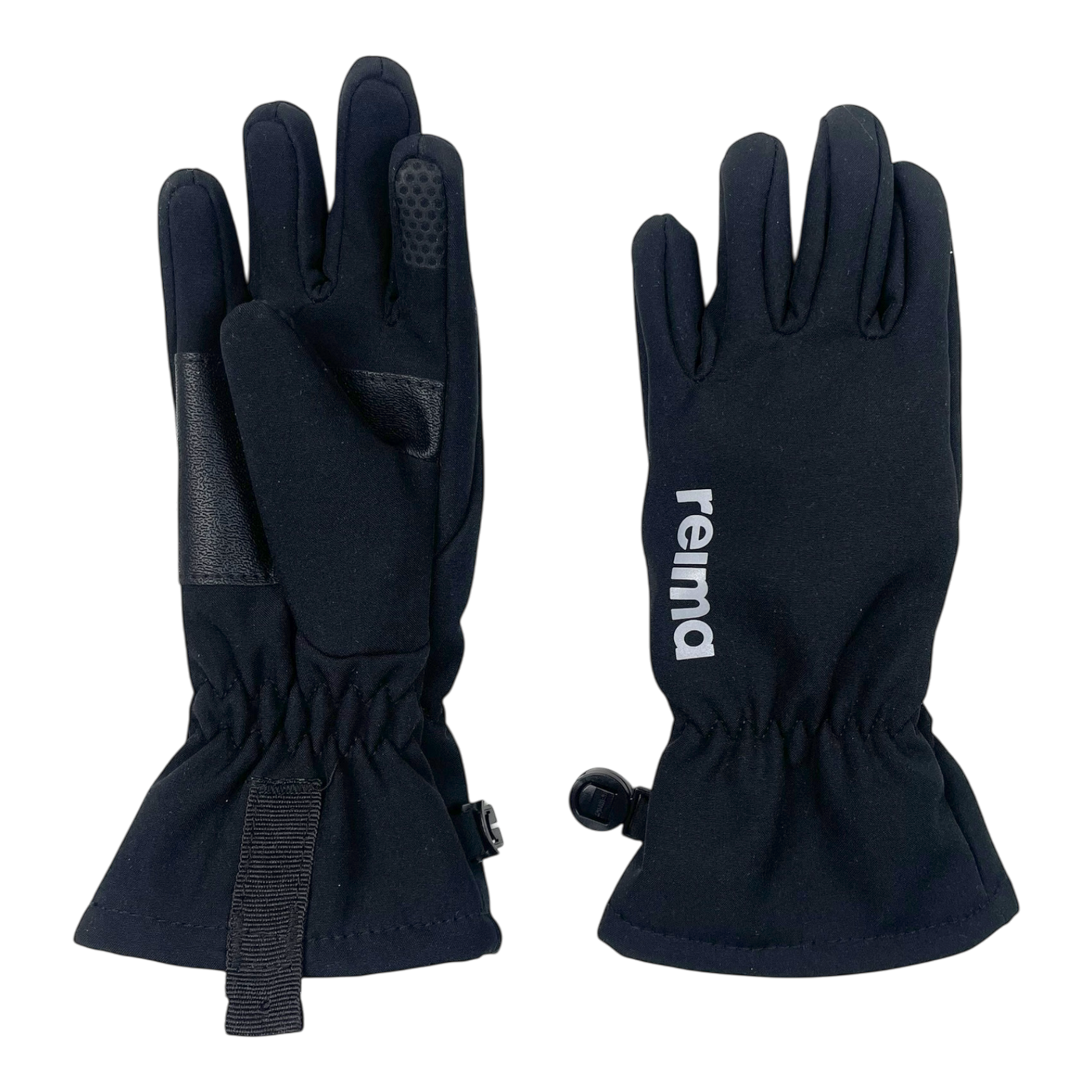 Reima tehden mid-season gloves, black | 2-4y