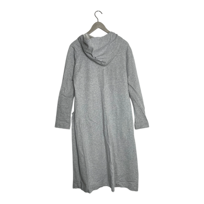 Ommellinen hooded sweat cardigan, grey | woman L