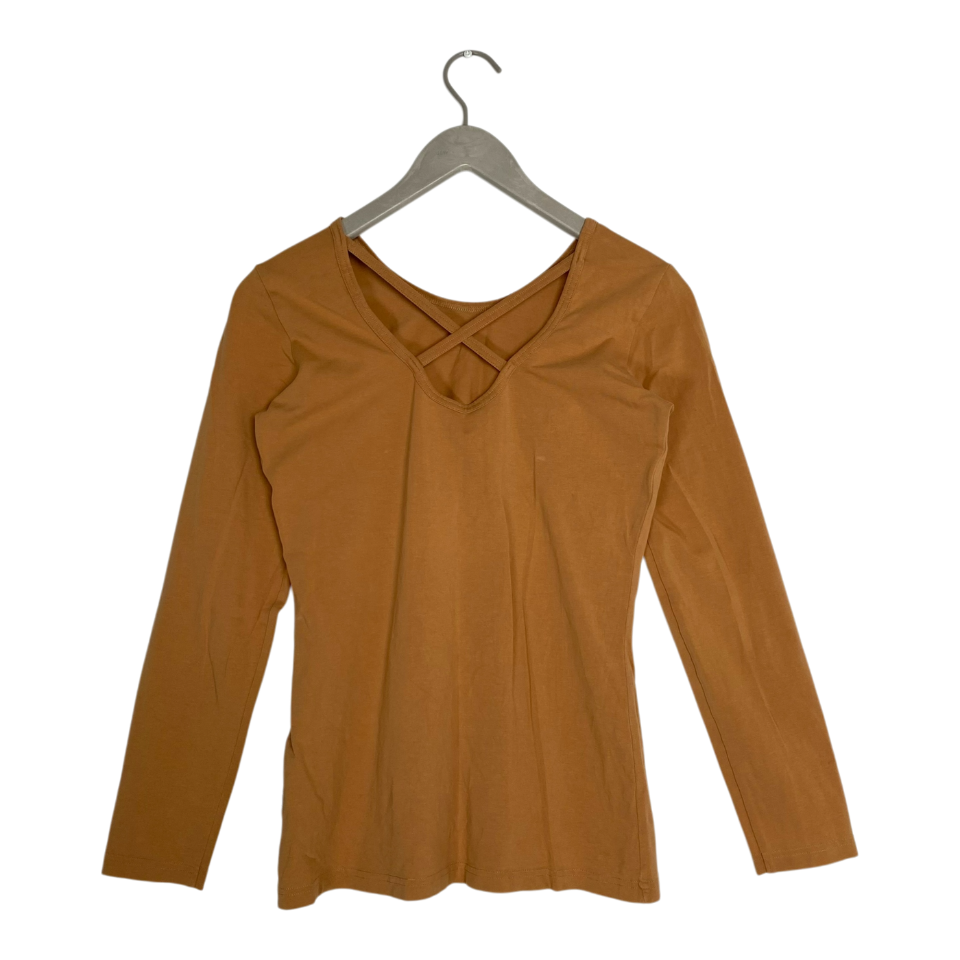 Kaiko cross shirt, caramel | woman S