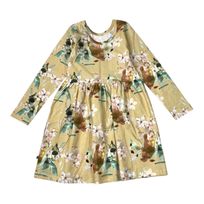 Kaiko dress, flower | 122/128cm