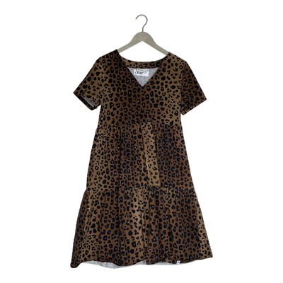 Nakoa layered dress, leopard | woman S