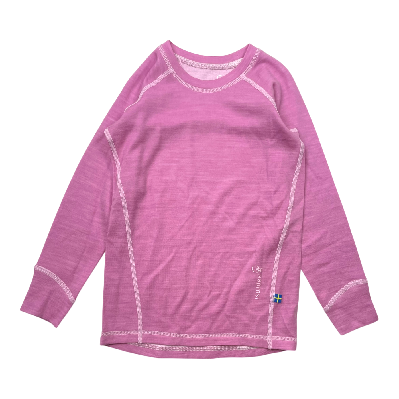 Isbjörn husky baselayer shirt, frost pink | 98/104cm