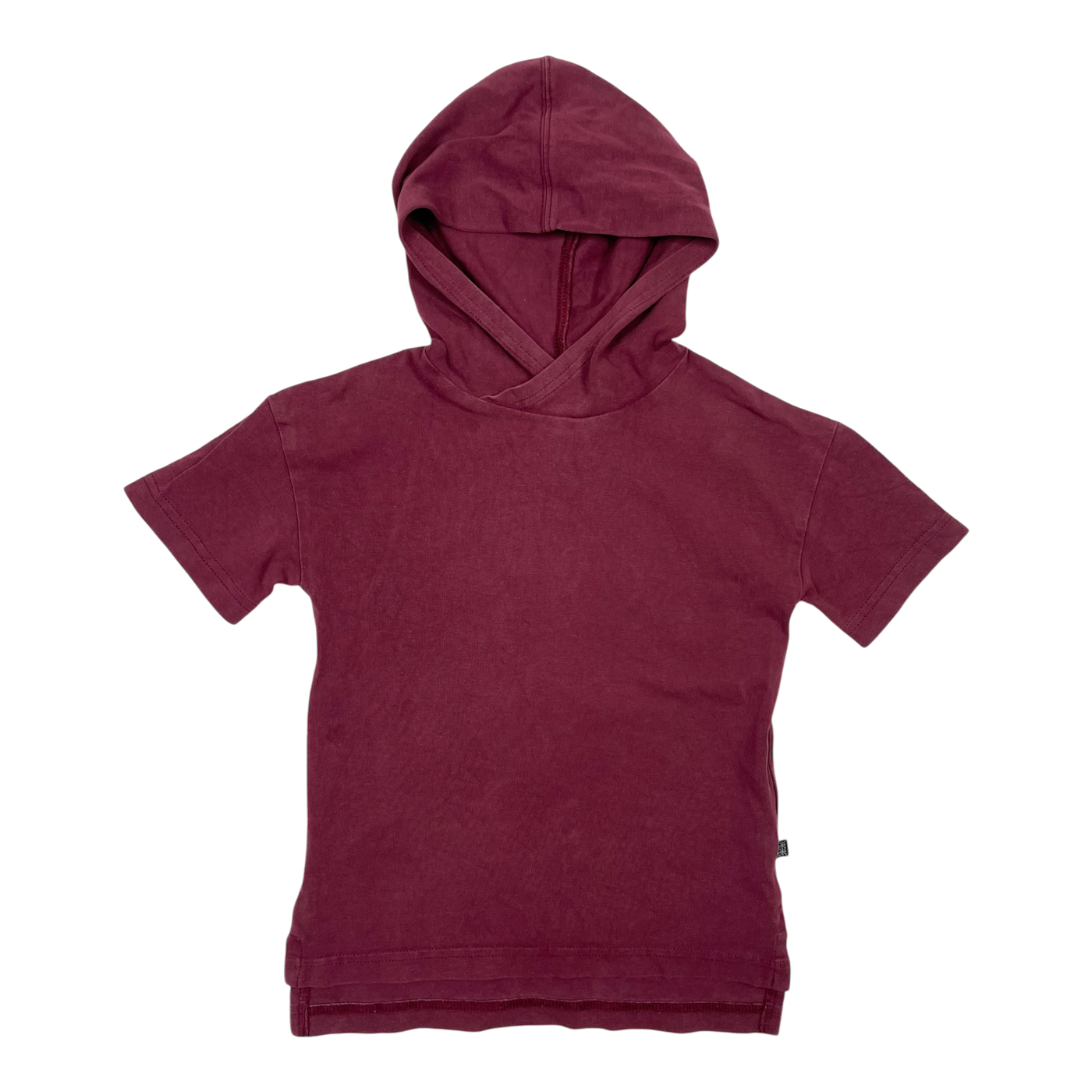 Kaiko hooded t-shirt, burgundy | 86/92cm