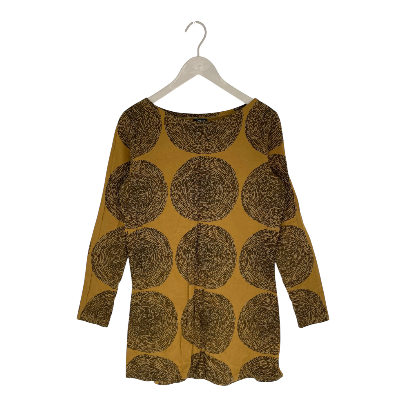 Marimekko tricot tunic shirt, brown | woman L