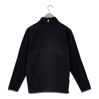 Peak Performance zip jacket, black | man S