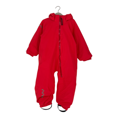 Isbjörn hardshell overall, red | 92cm