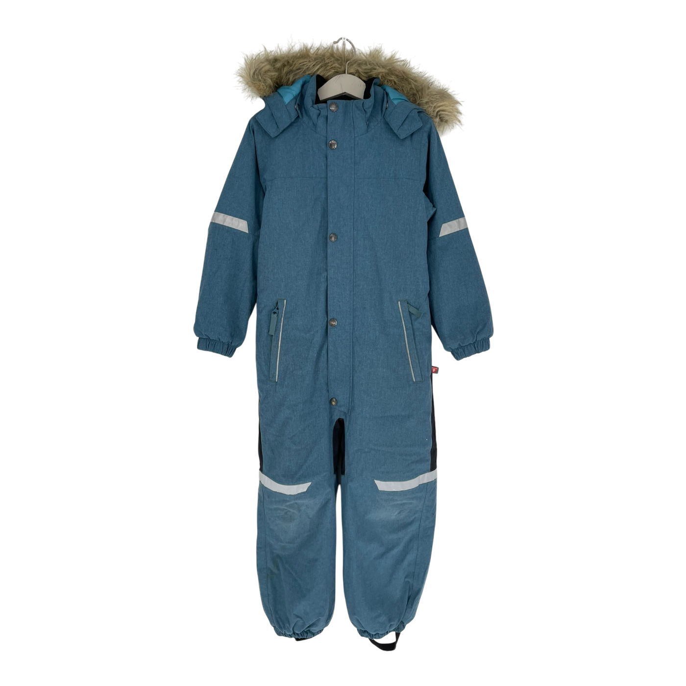 Polarn O. Pyret winter overall, teal blue | 116cm