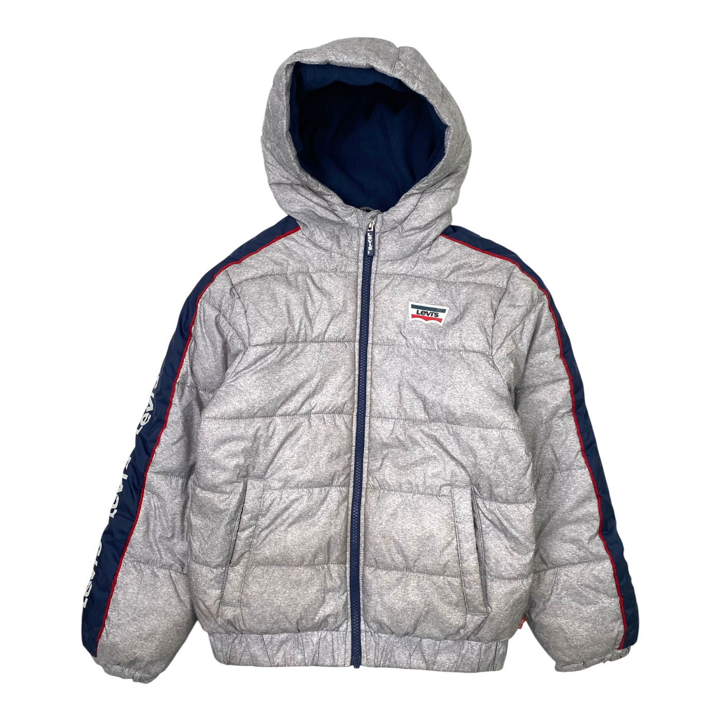 Levi's puffer winter jacket, grey | 140cm