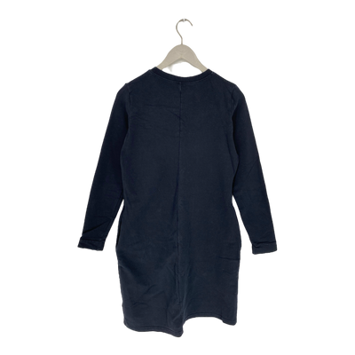 Kaiko ruffle sweat dress, black | woman S