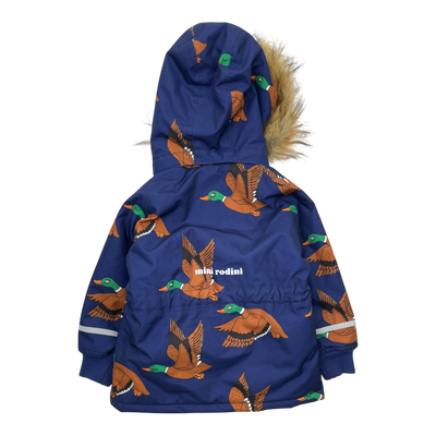 Mini Rodini K2 winter parka, birds | 92/98cm