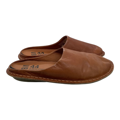 VIBAe Roma leather slippers, cognac brown | 44