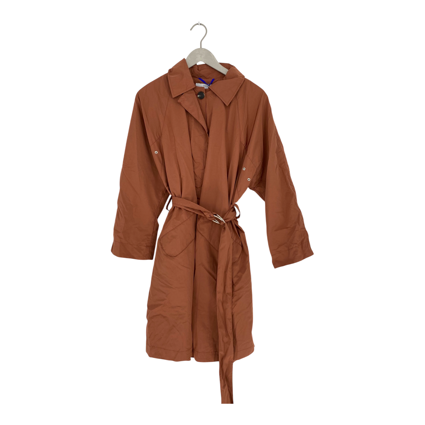 Embassy of Bricks and Logs santorin coat, mahogany | woman S