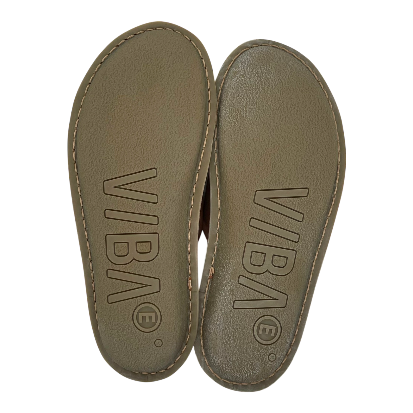 VIBAe Roma leather slippers, fawn tan | 44