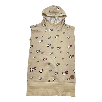 Blaa hooded shirt, beige | 146/152cm