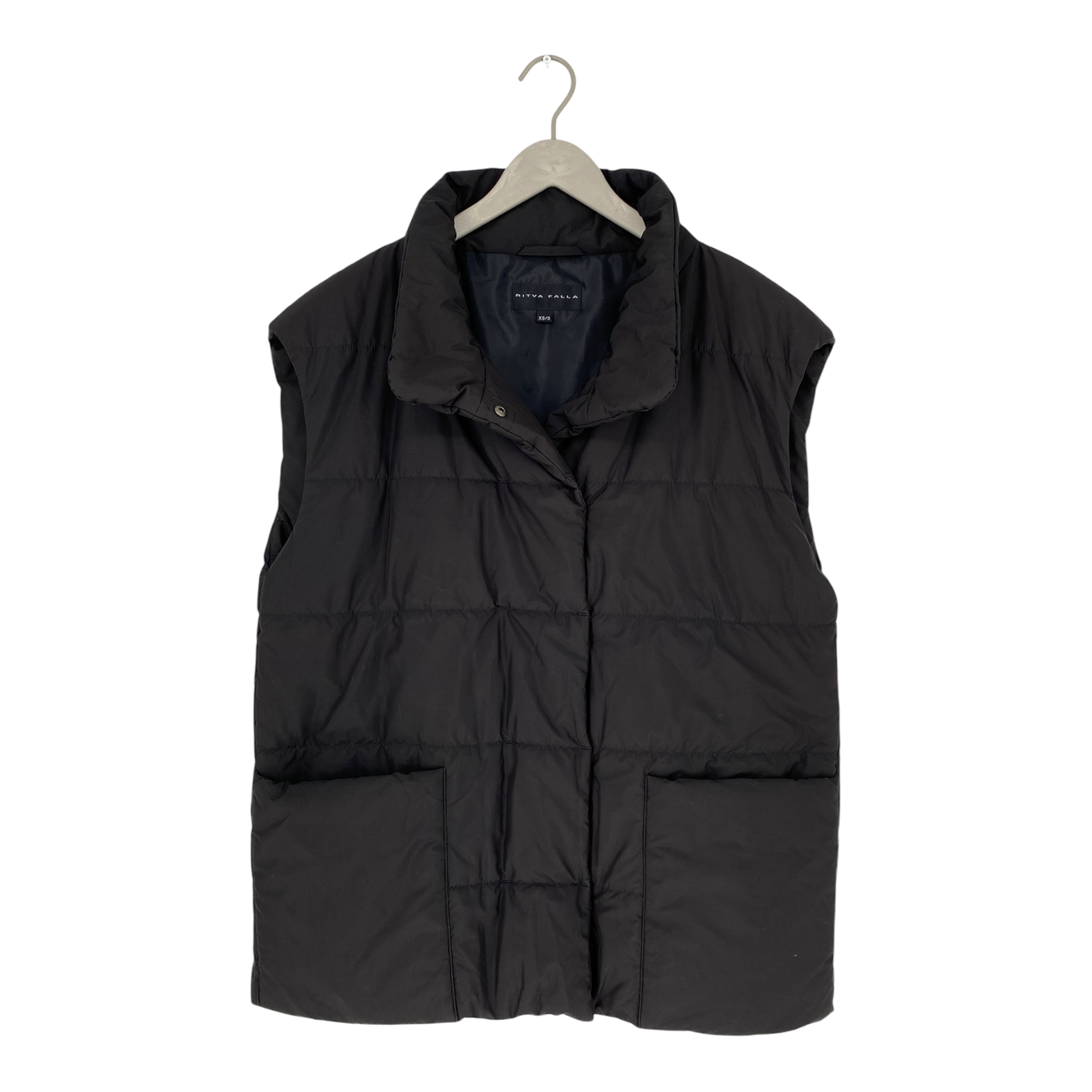 Falla puffer vest, dark grey | woman XS/S