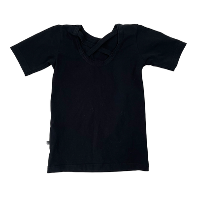 Kaiko cross shirt, black | 110/116cm