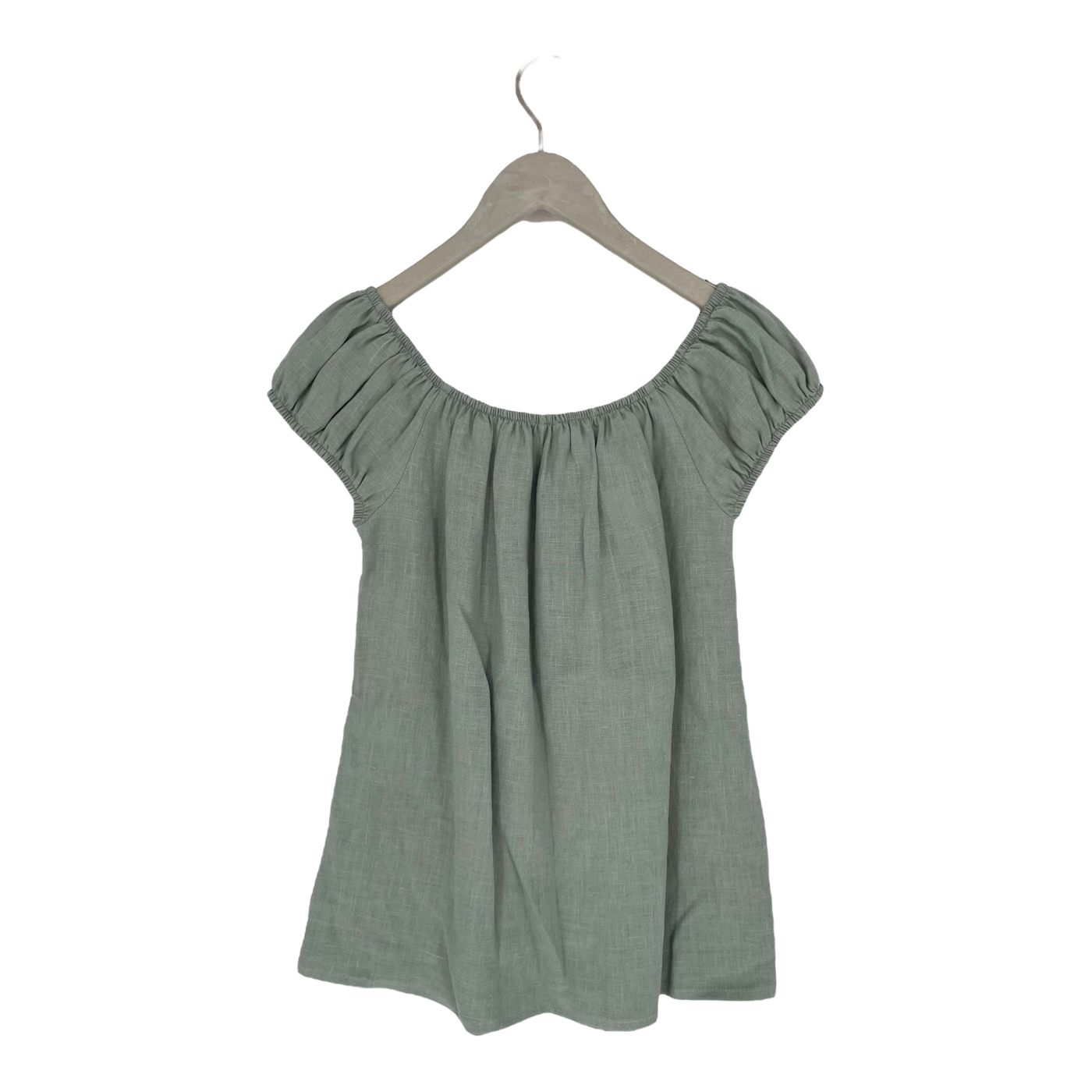 Bypias linen blouse, mint green | woman XS