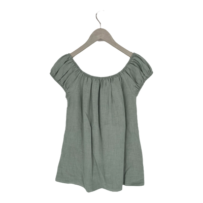 Bypias linen blouse, mint green | woman XS