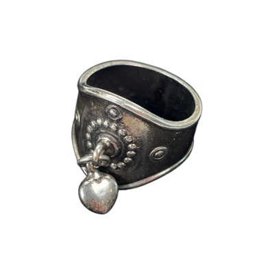 Kalevala Koru heart ring, silver