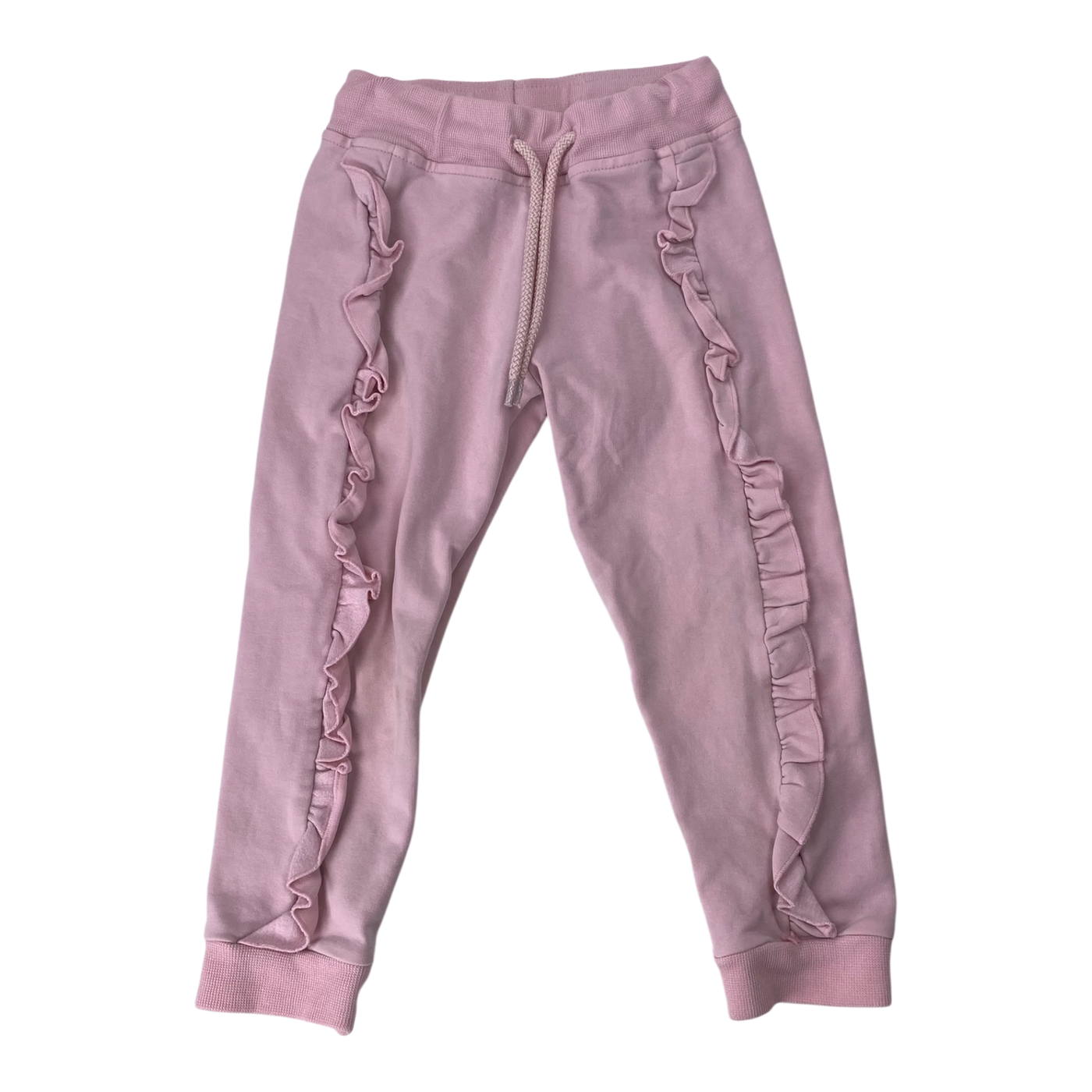 Gugguu frill sweatpants, pink | 92cm