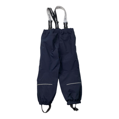 Polarn O. Pyret midseason outdoor pants, dark blue | 98cm