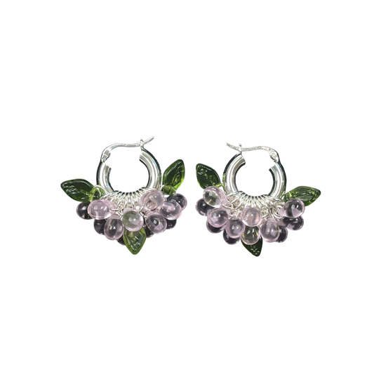 Annele Mini Baby Blossom Ohrringe, Silber