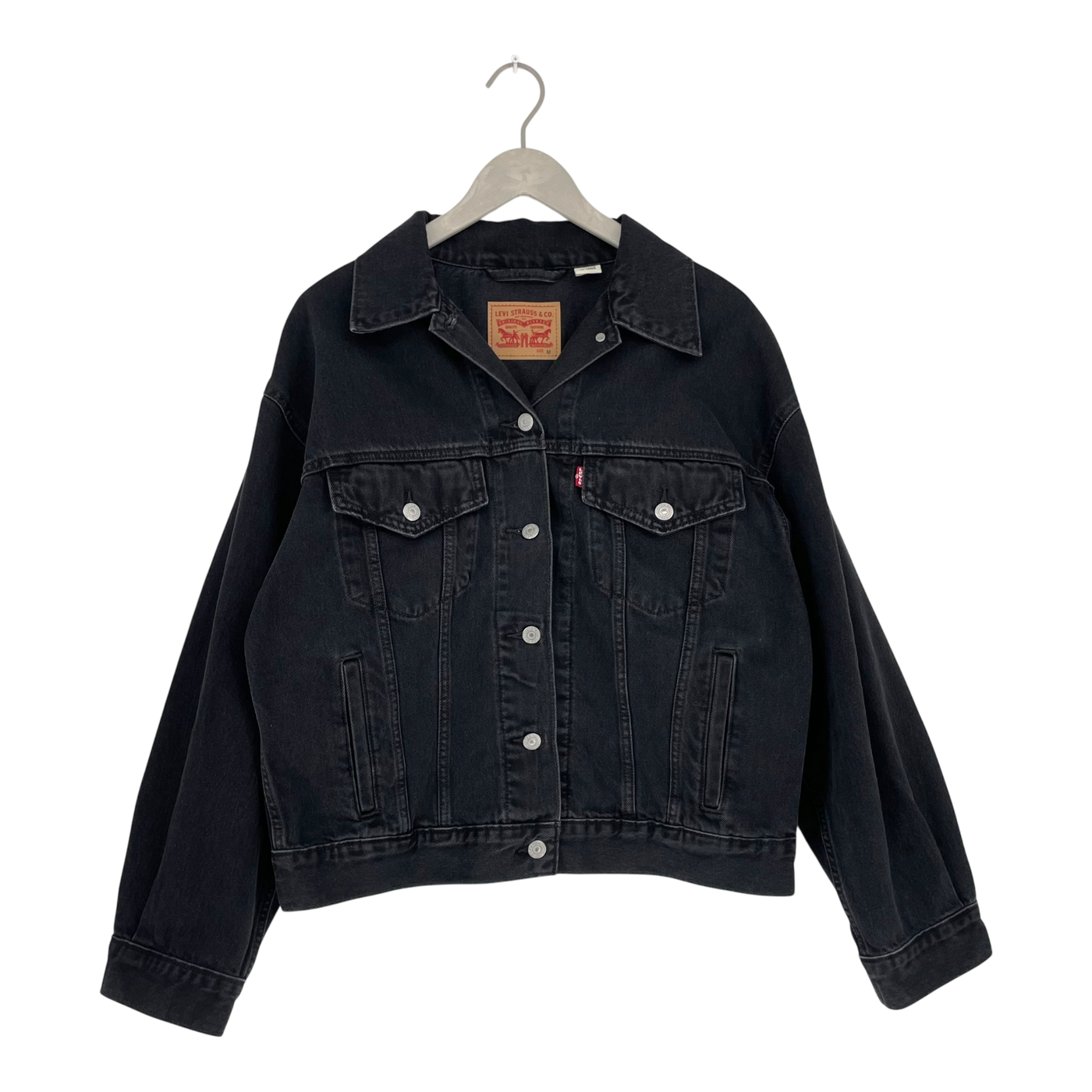 Levi's 90's trucker jacket, washed black | woman M