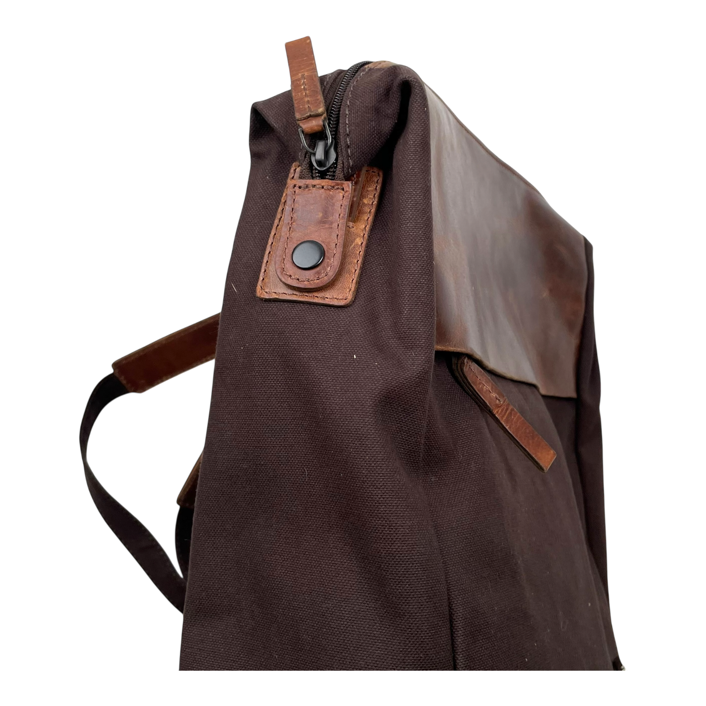Harold's Bags wax backpack, brown