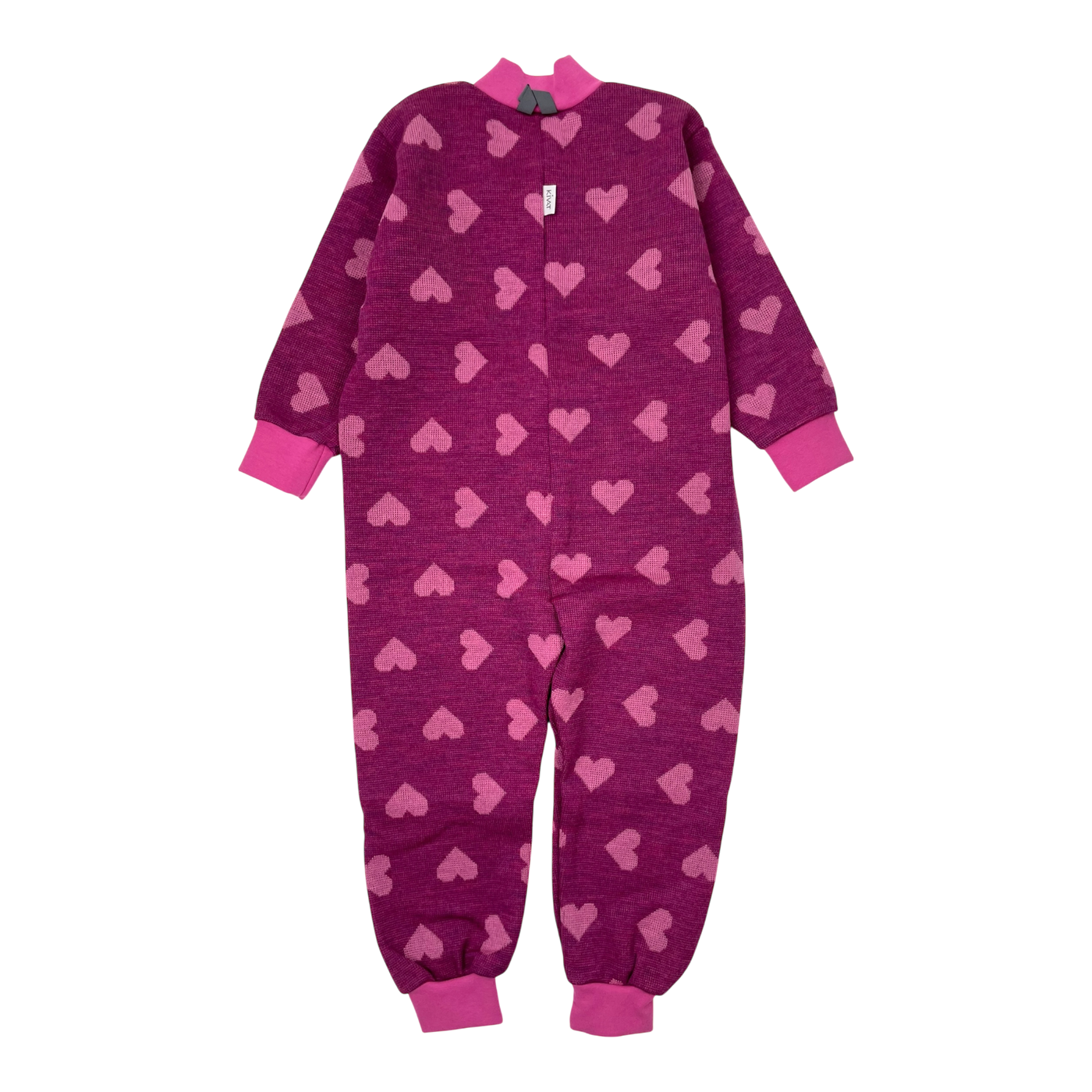 Kivat wool overall, hearts | 100cm