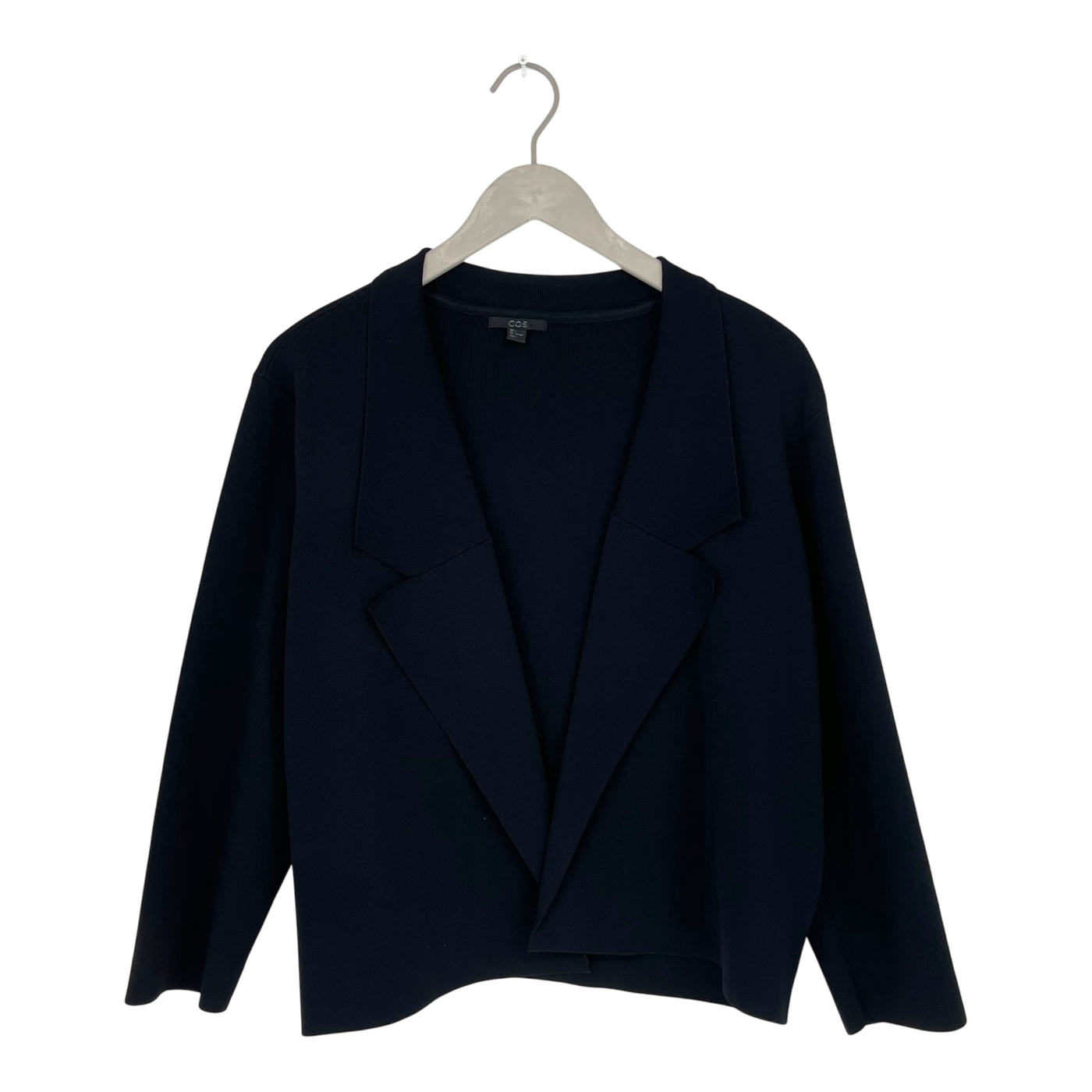 COS structured cardigan, black | woman L