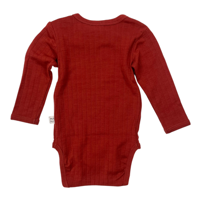 Mainio merino wool body, dark red | 62/68cm