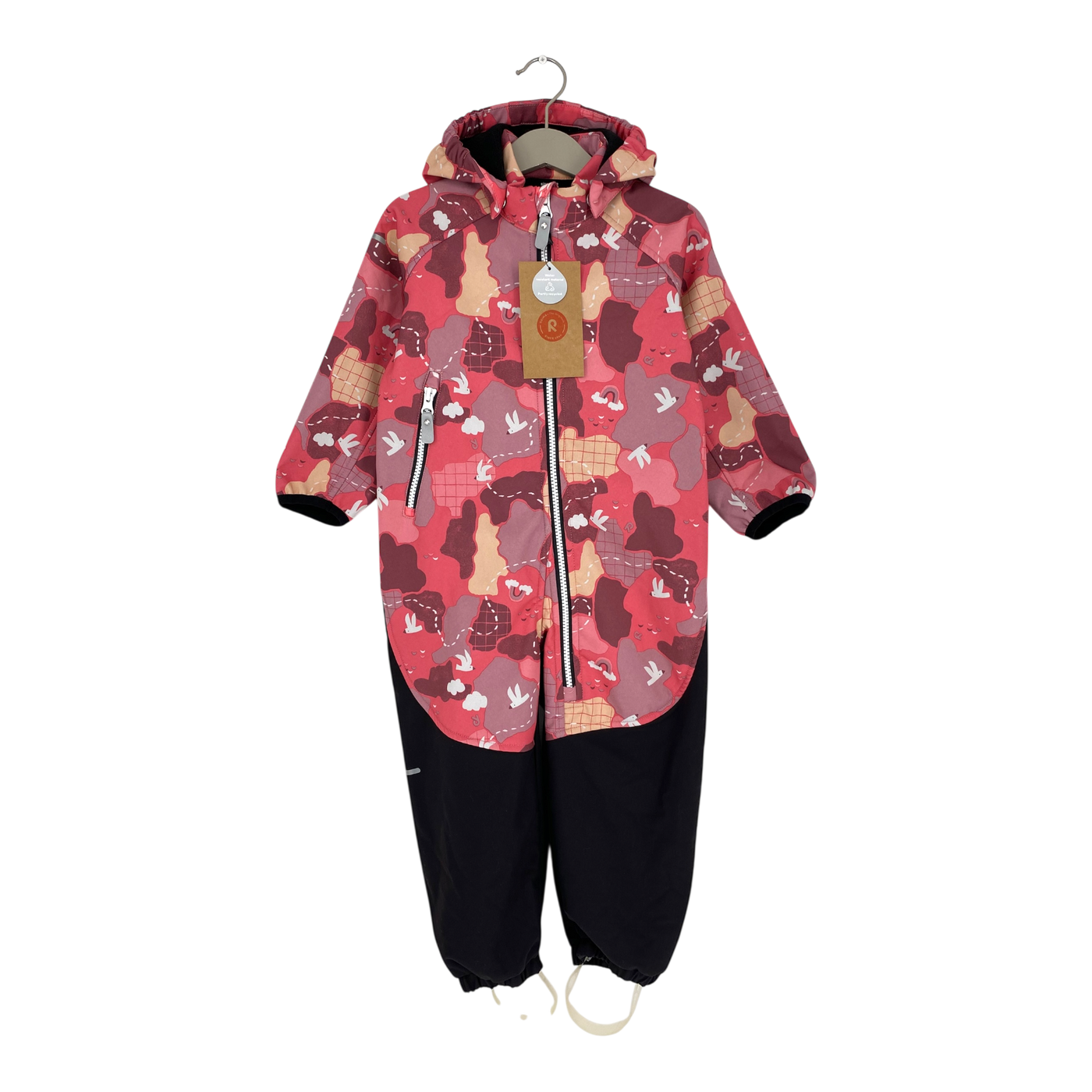 Reima mjosa softshell overall, birds | 92cm