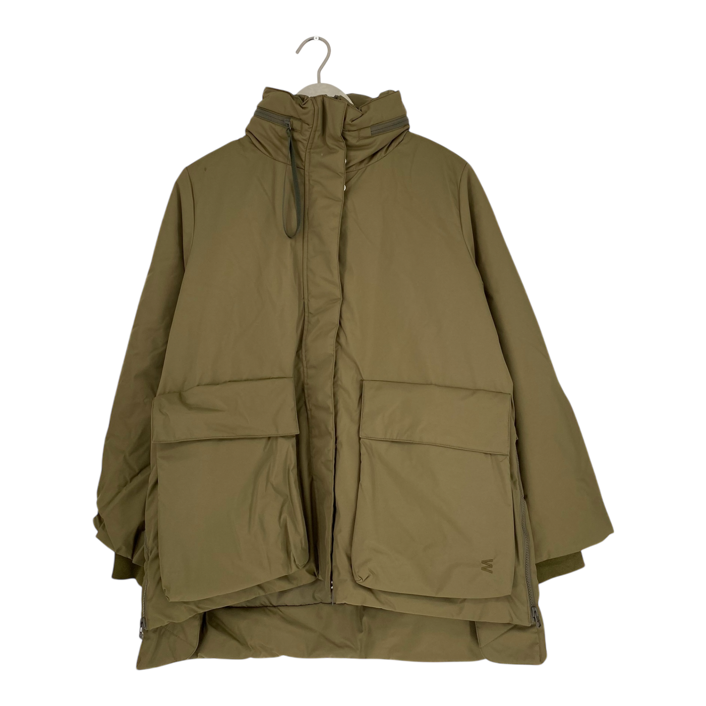 Embassy of Bricks and Logs lami short parka jacket, olive green | unisex S