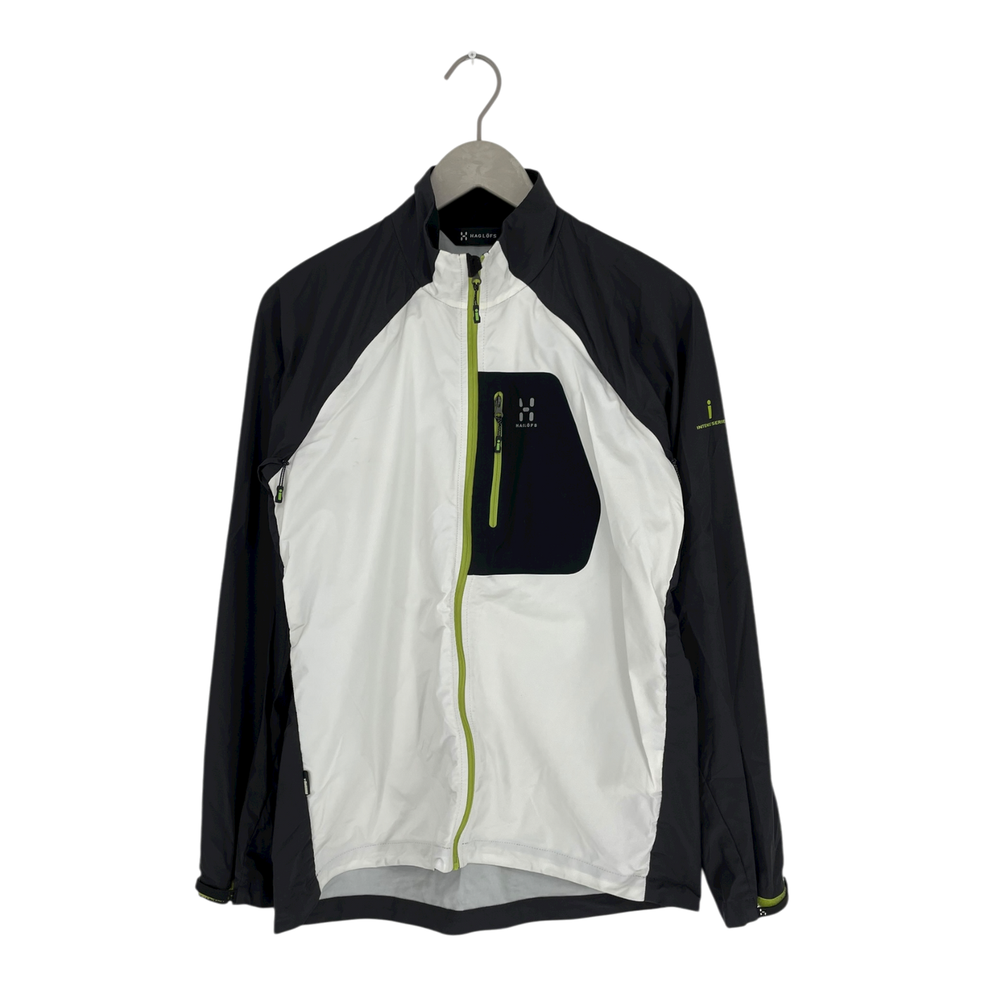 Haglöfs shell jacket, black and white | woman S