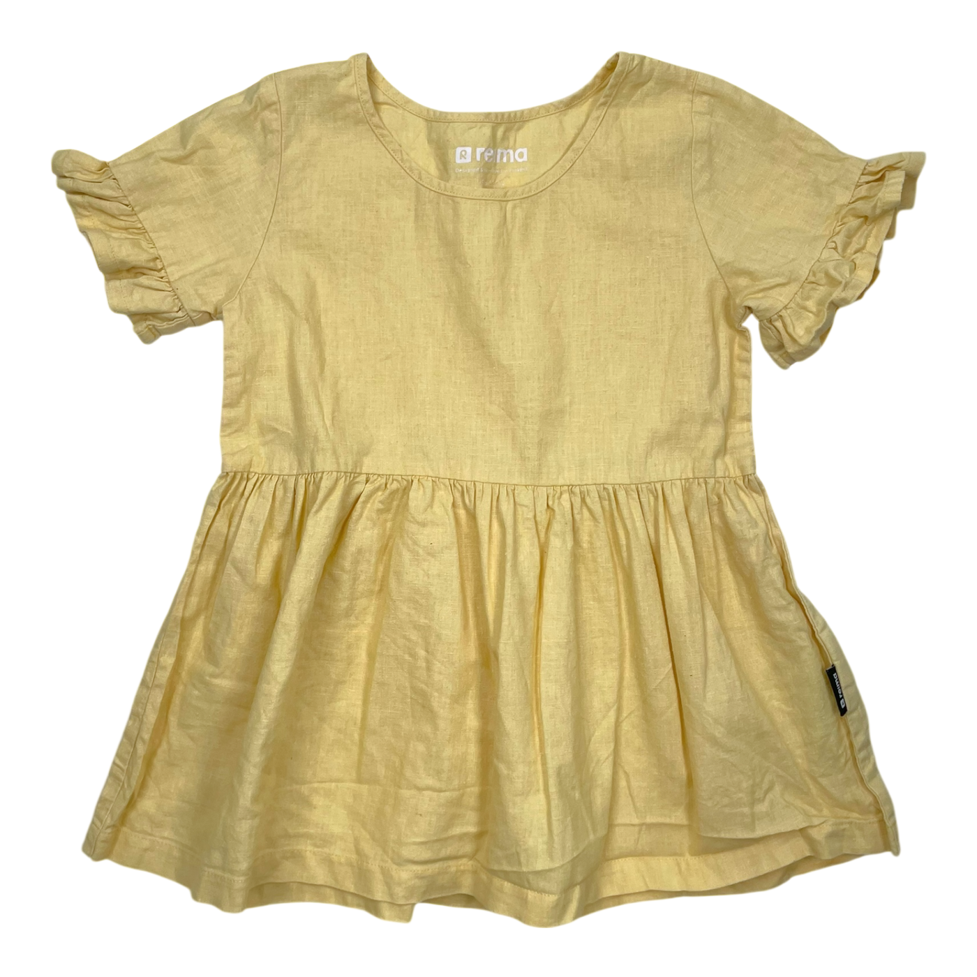 Reima woven dress, light yellow | 98/104cm