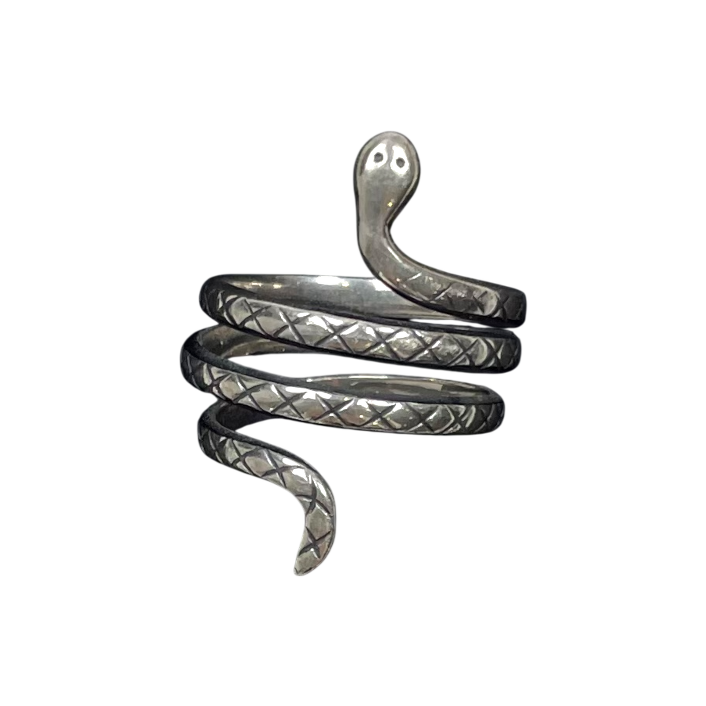 Kalevala Koru snake ring, silver