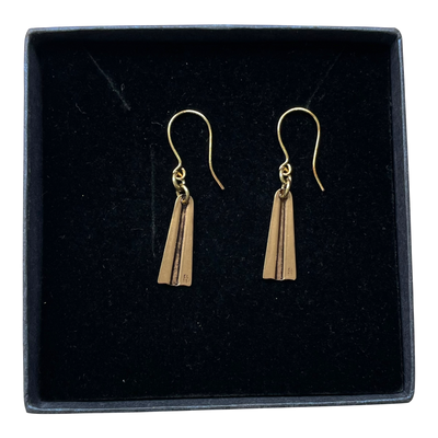 Kalevala Koru kuutar earrings, bronze