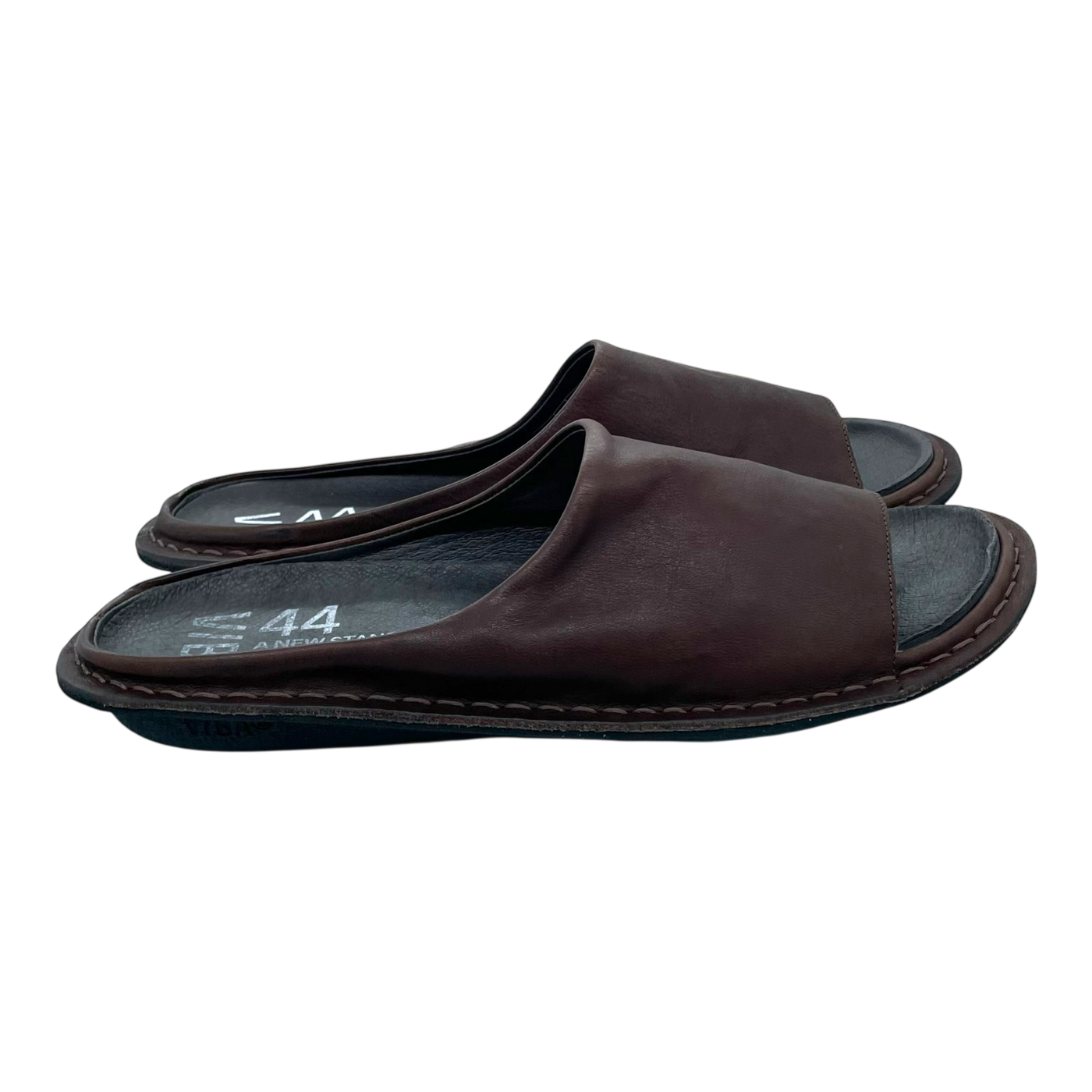 VIBAe Saint Tropez leather sandals, cocoa brown | 44