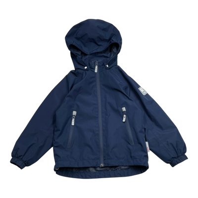 Reima zigzag midseason jacket, navy blue | 116cm
