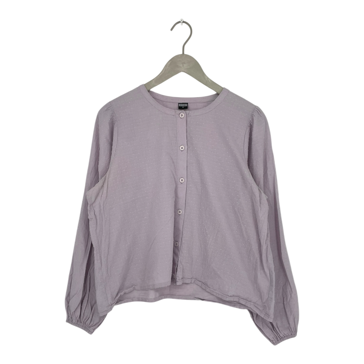 R-Collection textured blouse, lavender | woman M