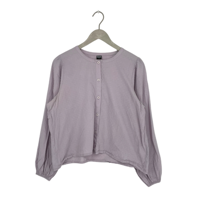 R-Collection textured blouse, lavender | woman M