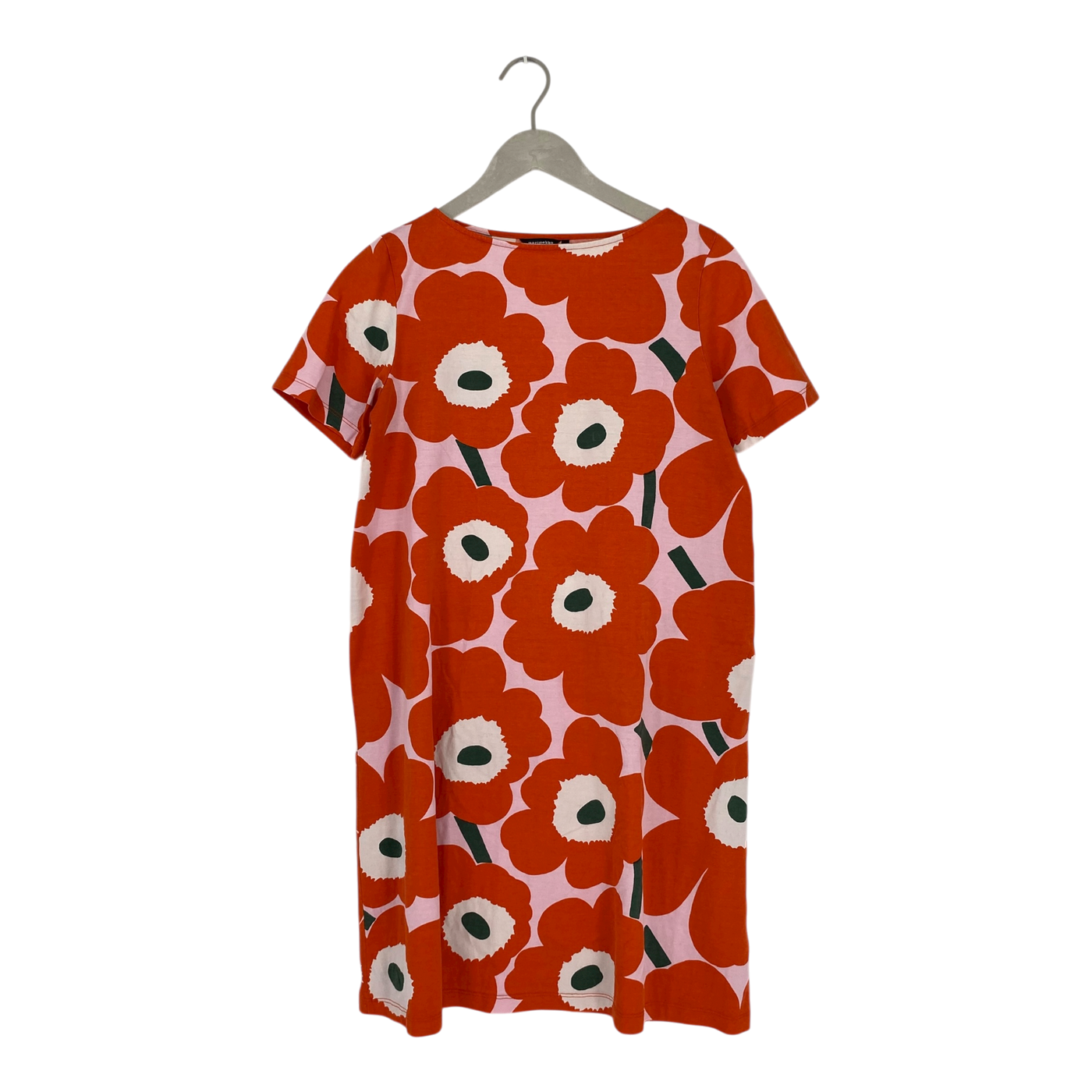 Marimekko sitriini 2 tricot dress, pieni unikko | woman M