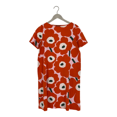 Marimekko sitriini 2 tricot dress, pieni unikko | woman M