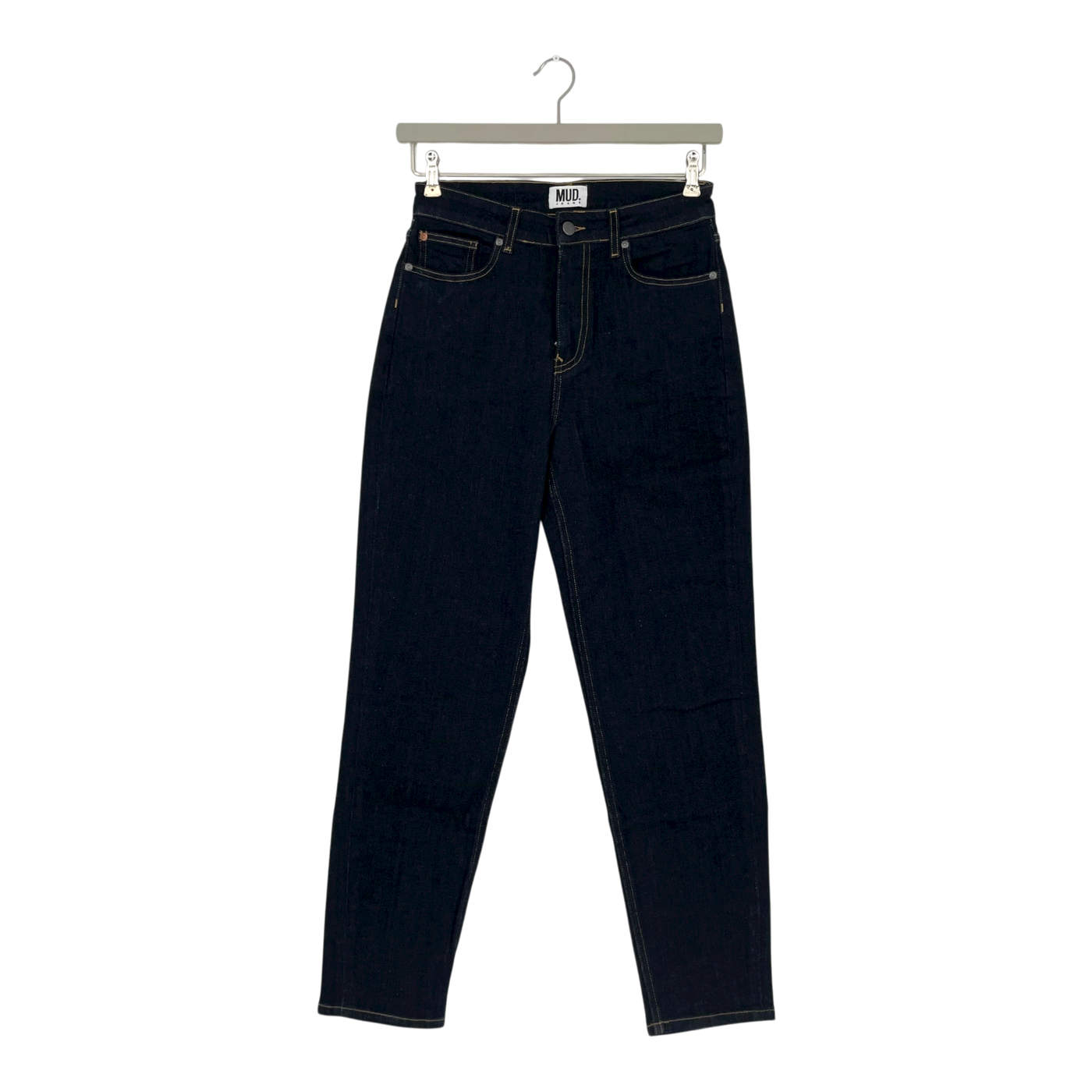 Mud Jeans mams high tapered jeans, dark denim blue | woman 27/34