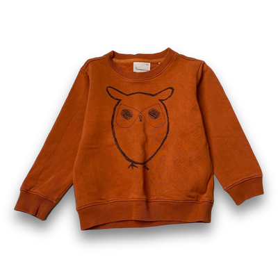 Knowledge cotton sweatshirt, mahogany | 98/104cm
