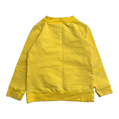 Metsola pocket sweatshirt, yellow | 98/104cm