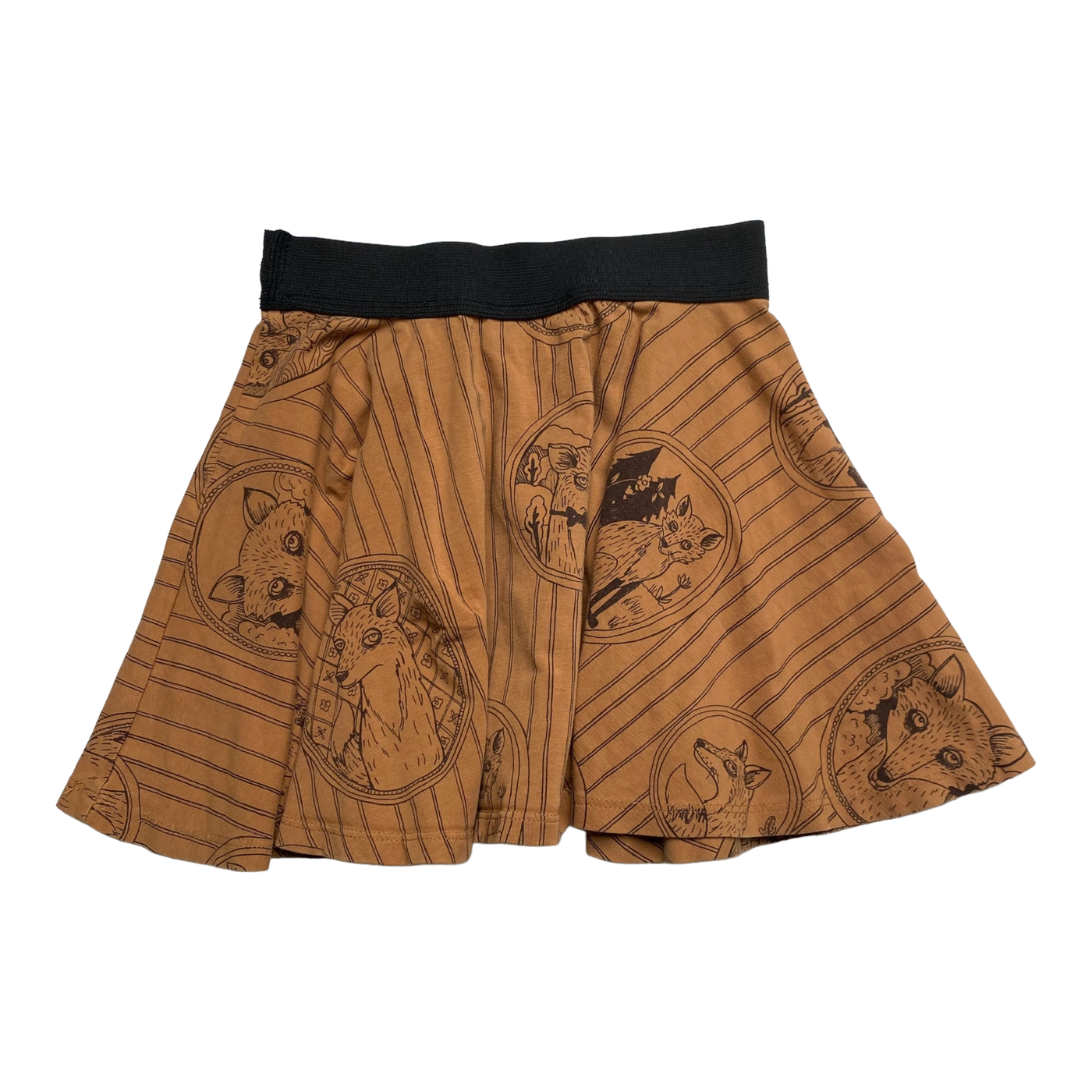 Mini Rodini tricot skirt, fox | 104/110cm