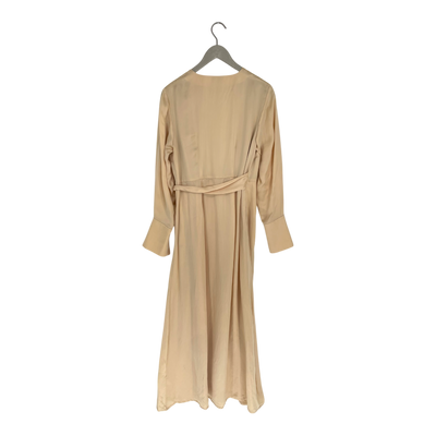 Studio Heijne long wrap dress, gold | woman 42