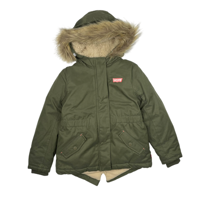 Levi's winter parka, hunter green | 116cm